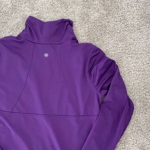 Athleta pullover after work out /long sleeve jersey .Heavy weight.(warm)